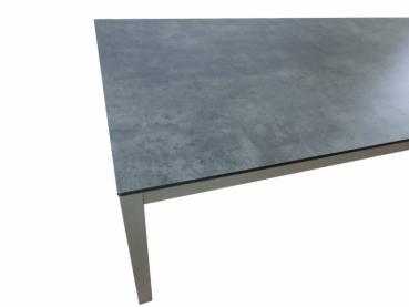 Esstisch 180x90 HPL Tischplatte Dekor "Beton"
