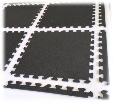 Puzzle-Matte aus Gummigranulat