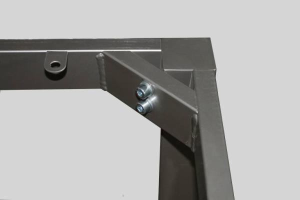 Esstisch 180x90 HPL Tischplatte Dekor "Beton"